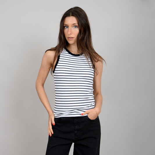 Maria Crew Neck Muscle Tank