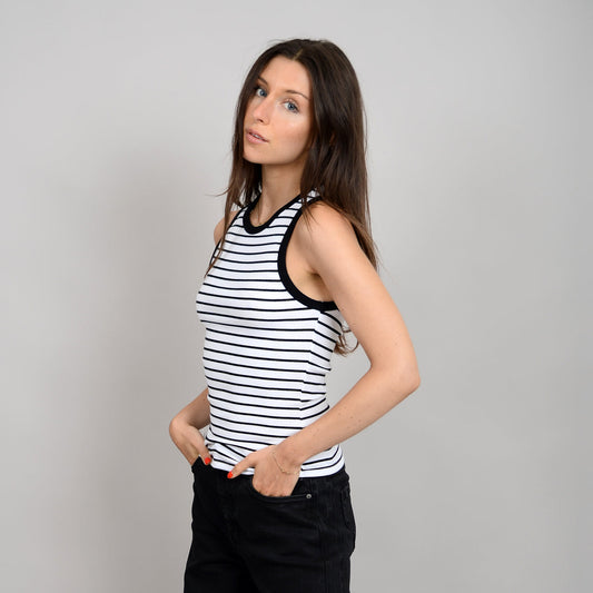 Maria Crew Neck Muscle Tank